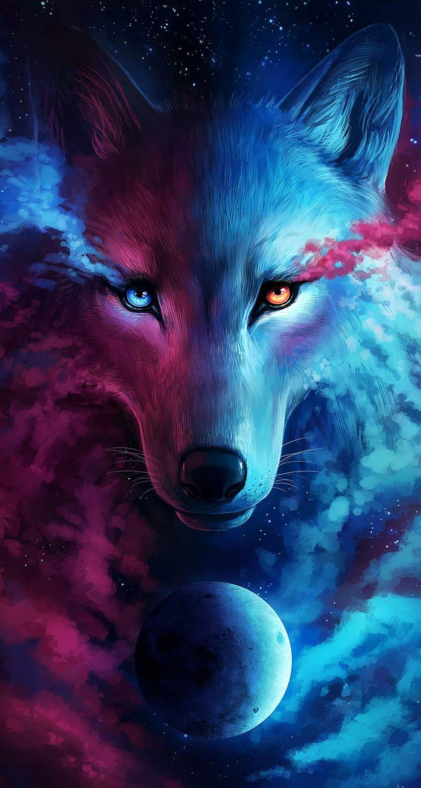 Unique Wolf, cartoon wolf iphone HD phone wallpaper | Pxfuel