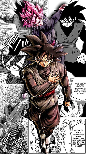 edit do goku black do mangá