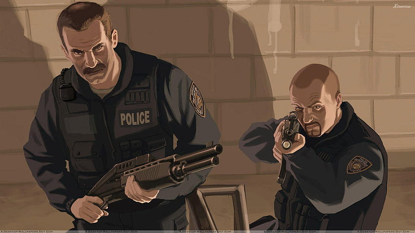 Grand Theft Auto 4 – Police Officers HD wallpaper