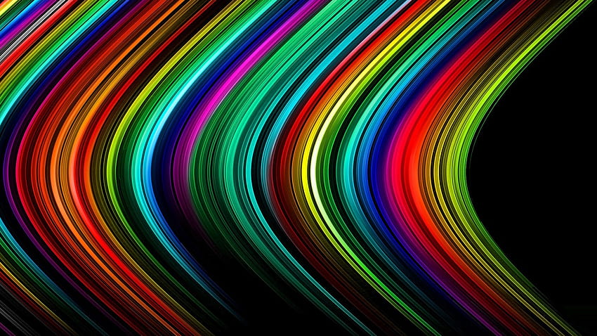colorful, digital art, neon, green, pattern, circle, lines, vortex, color, rainbow, wave, shape, line, wing, computer , fractal art, psychedelic art » High quality walls, fractal colorful art shape pattern HD wallpaper