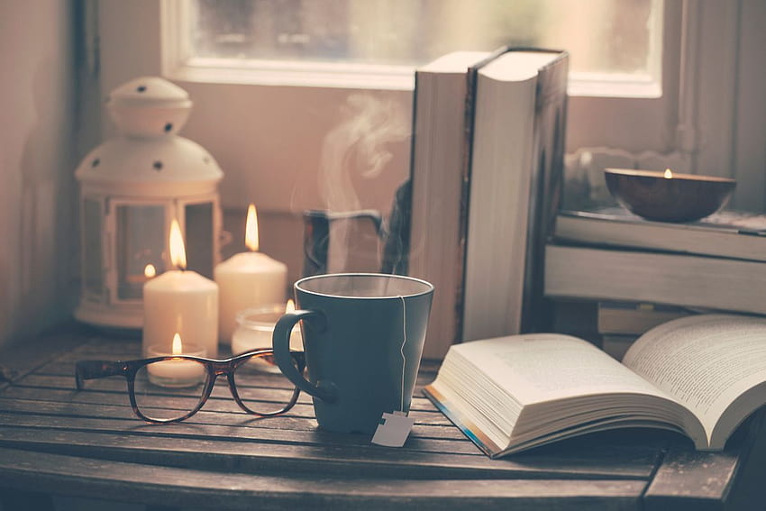 6 Lilin Bougie Yang Disukai ELLE Mengendus, teh musim dingin, dan buku Wallpaper HD