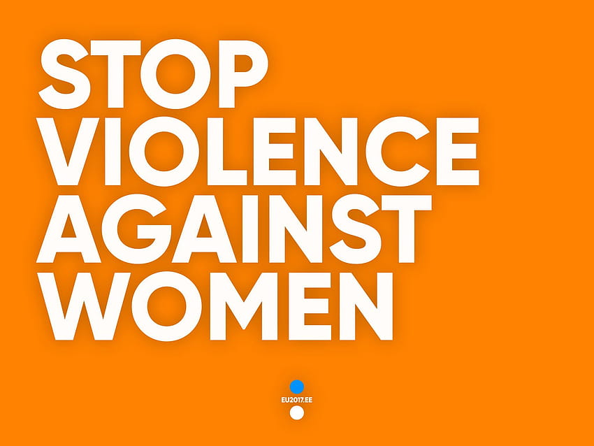 Twitter'da AB'de Estonya:, kadına yönelik şiddeti durdurun HD duvar kağıdı