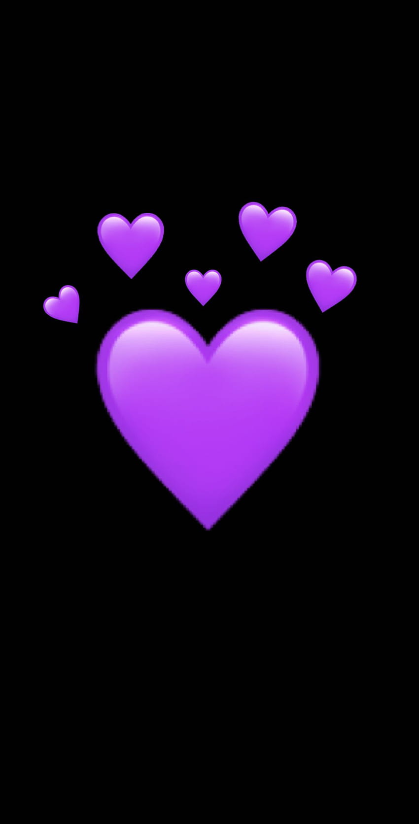 Anna Števove on Tapety, purple heart aesthetic HD phone wallpaper