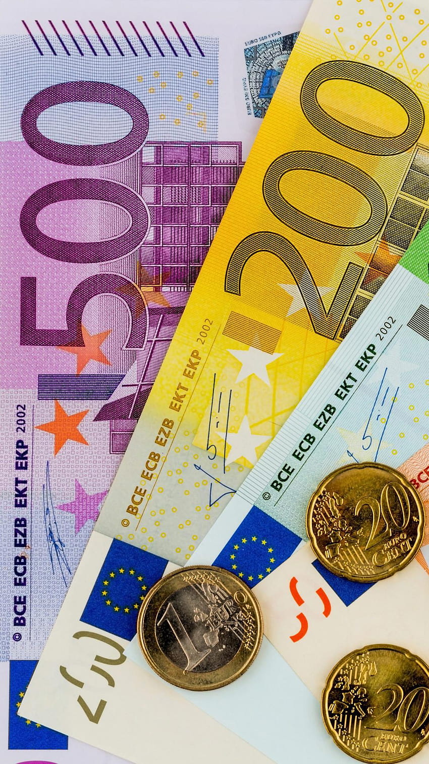 Euro für Android, Eurogeld HD-Handy-Hintergrundbild