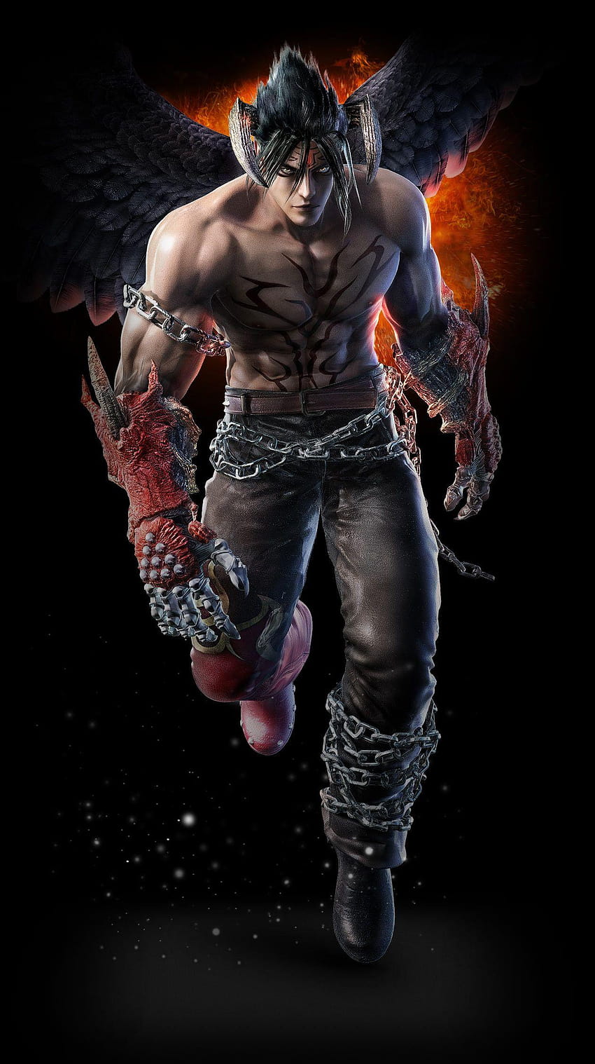 Tekken 6 Devil Jin ·①, diable jin kazama Fond d'écran de téléphone HD