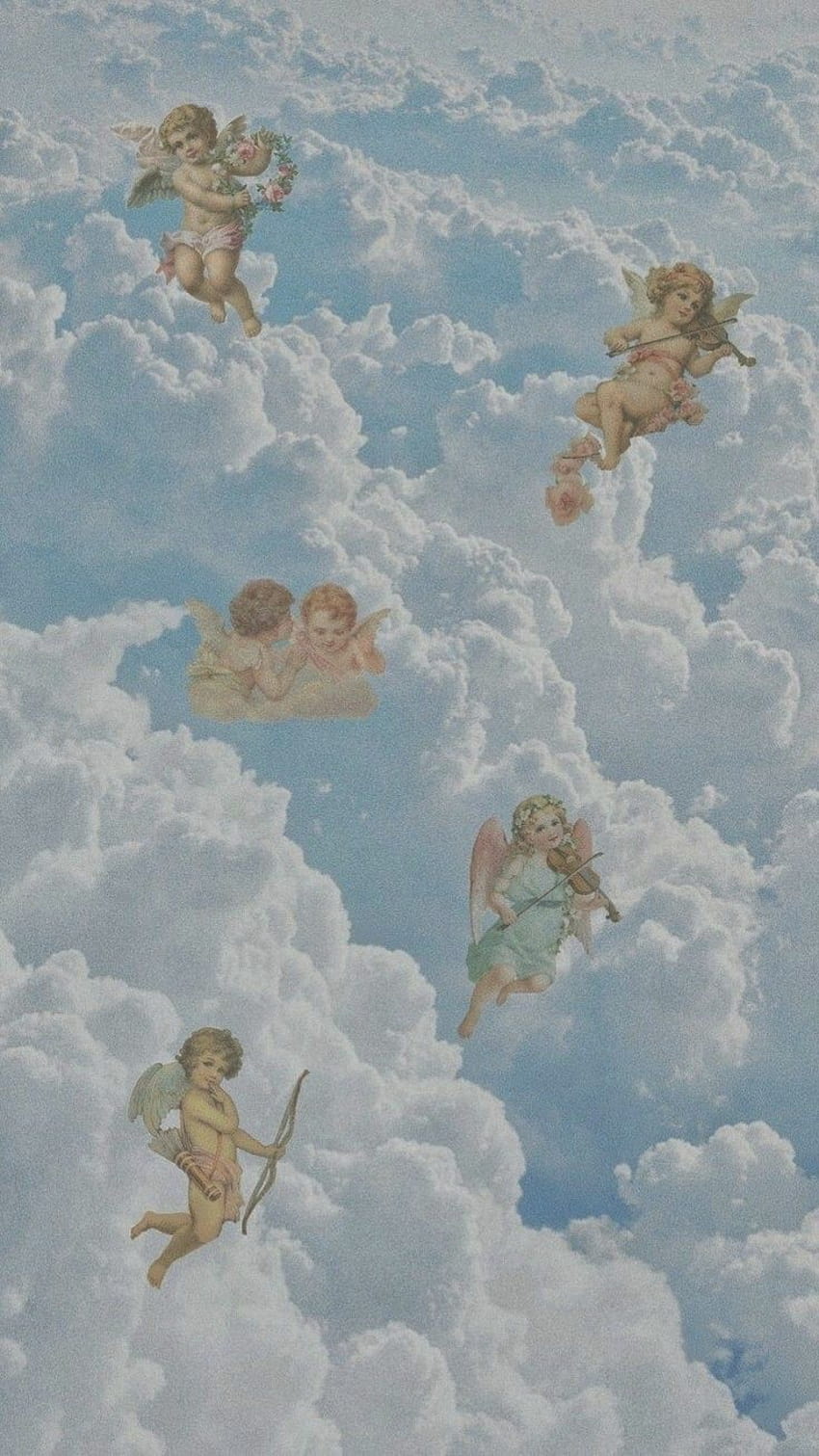 Angelic Sky Aesthetic posted by Samantha Anderson, cupid aesthetic HD phone wallpaper