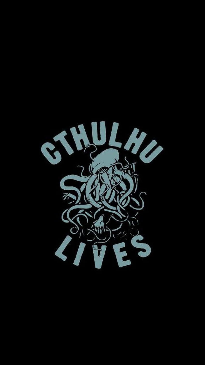 Cthulhu Cthulhu to kosmiczna istota stworzona przez pisarza HP Lovecrafta Tapeta na telefon HD