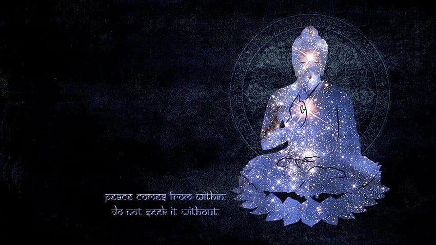 Buddyjskie cytaty o wewnętrznym spokoju. CytatyGram Tapeta HD