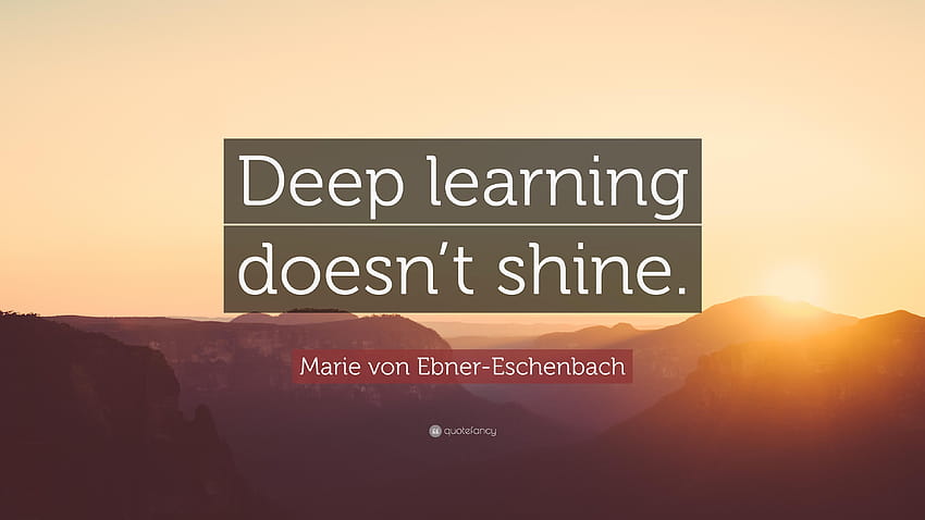 Marie von Ebner, Deep Learning HD-Hintergrundbild