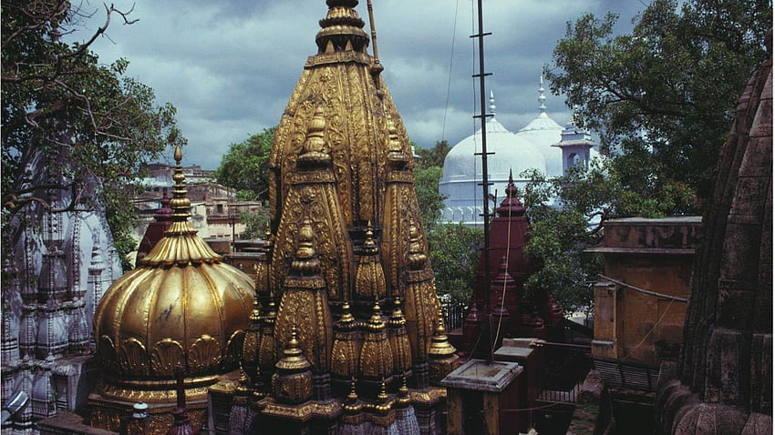 Construit, rasé, reconstruit, rasé : l'histoire du temple Kashi Vishwanath de Varanasi Fond d'écran HD