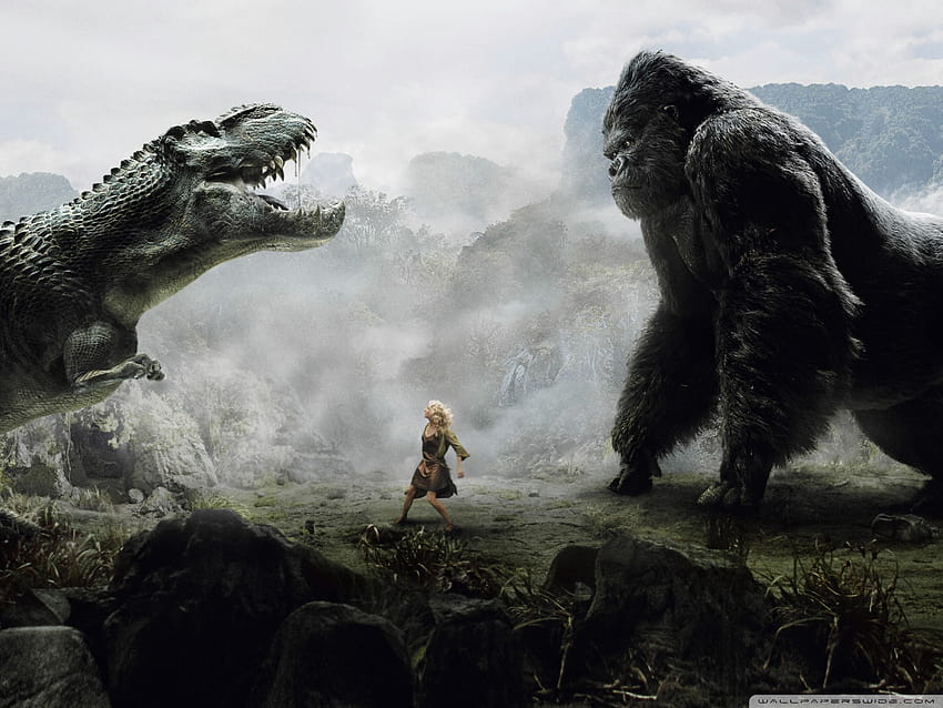 King Kong Vs Godzilla Ultra Backgrounds за U TV : Таблет : Смартфон, лице на Годзила HD тапет