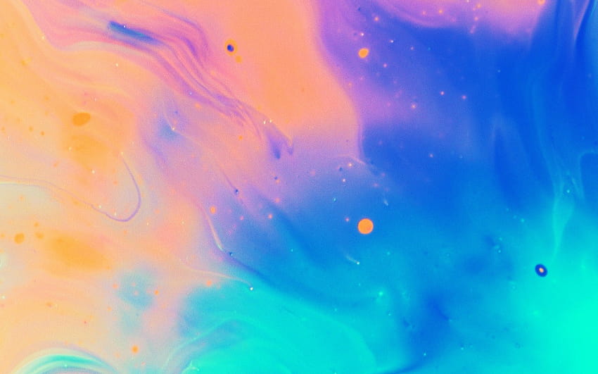 PAPERS.co, colorful rainbow ink water HD wallpaper