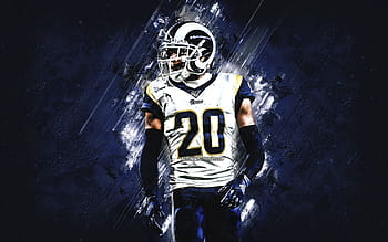 Aaron Donald los angeles rams blue jersey 99, an art canvas by ArtStudio 93  - INPRNT