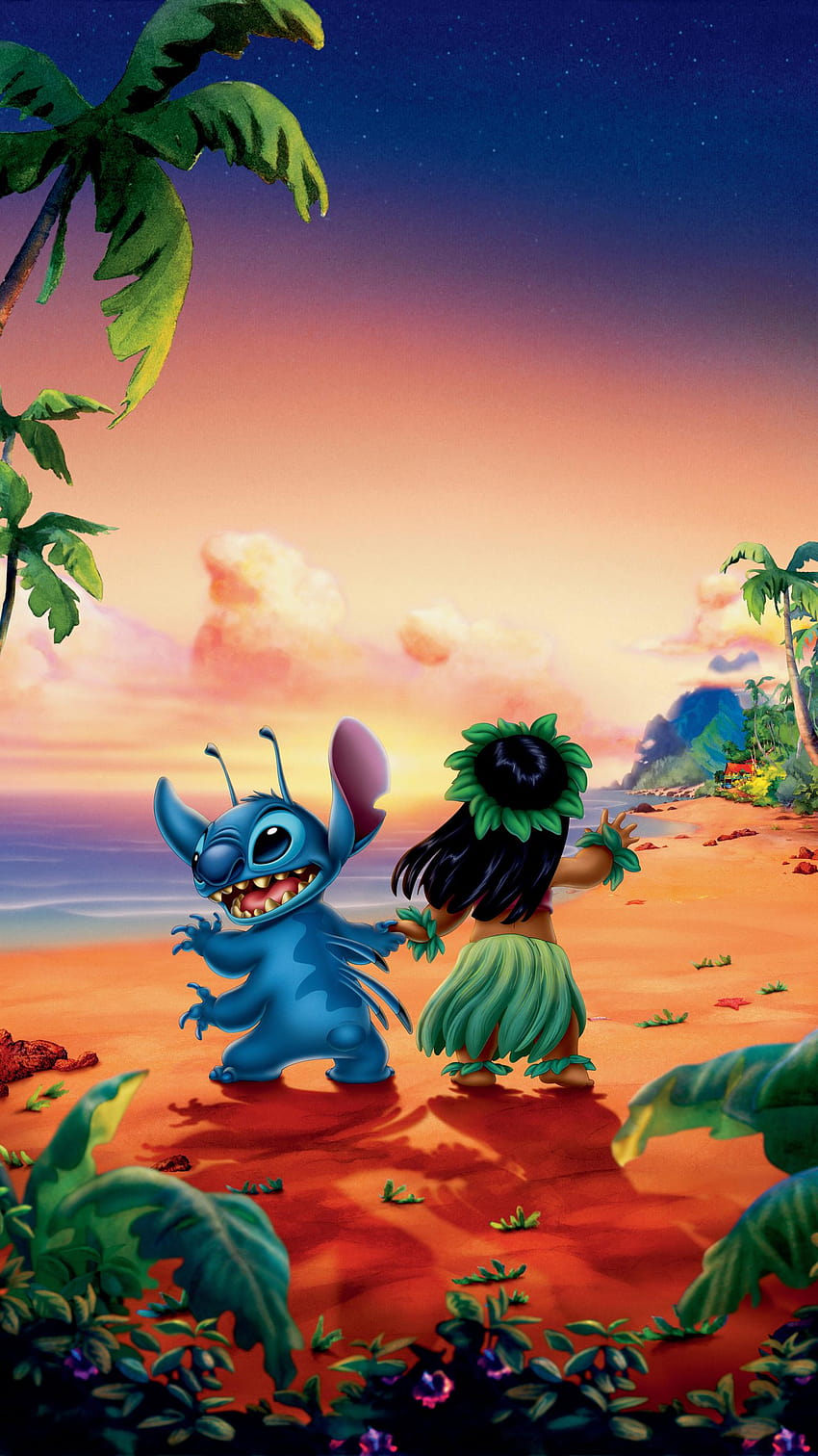 Lilo & Stitch, lilo and stich 디즈니 HD 전화 배경 화면