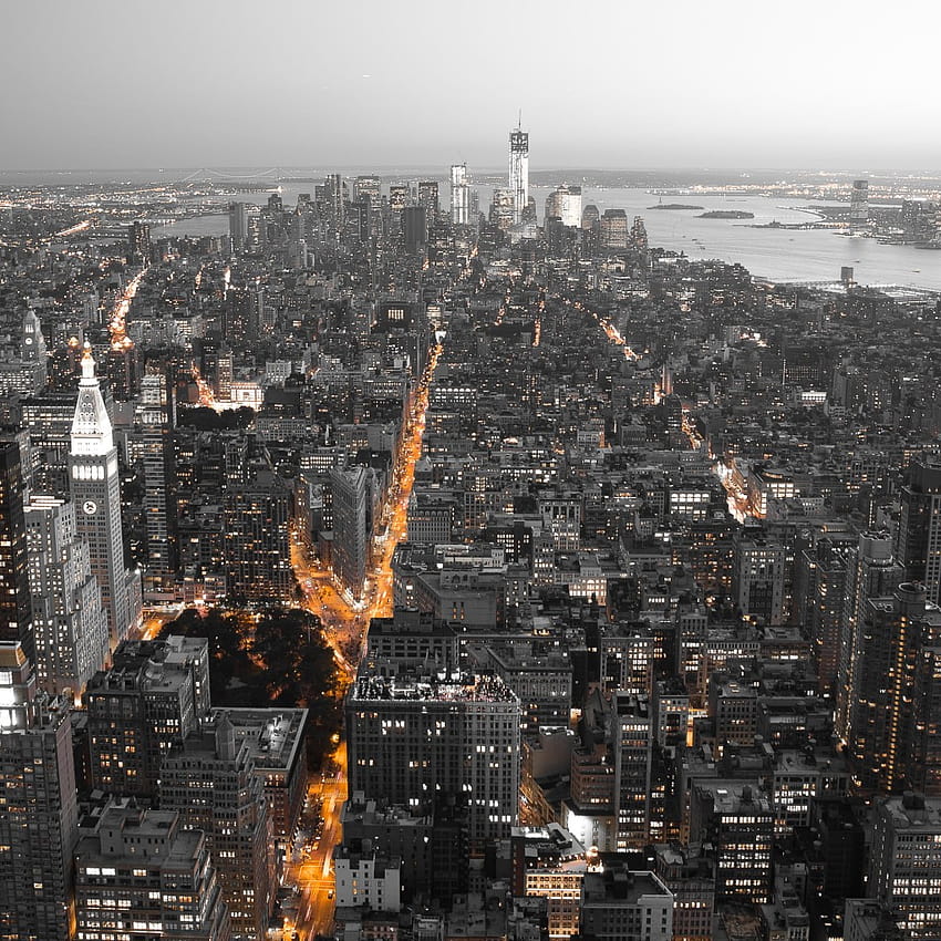 Vue d'ensemble de la ville de New York et enregistrer en tant que large [1024x1024] pour votre , mobile et tablette Fond d'écran de téléphone HD