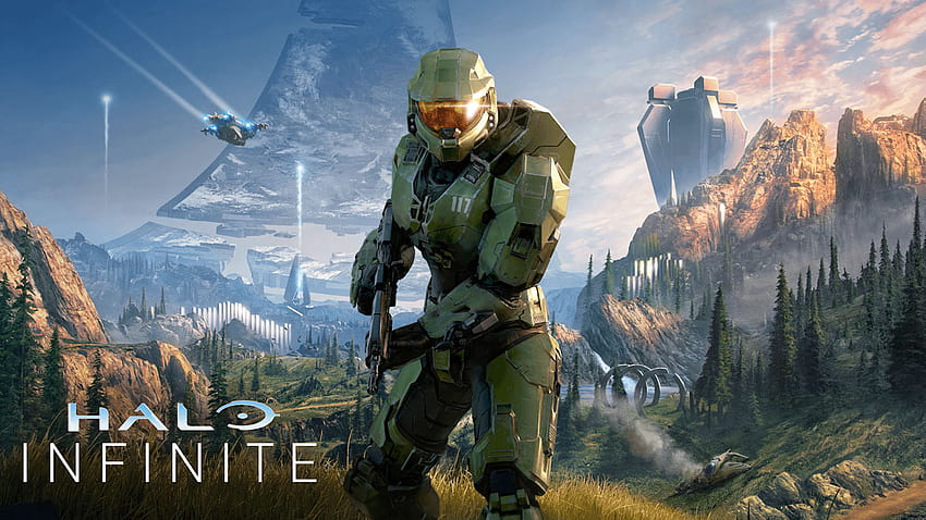 Halo Infinite box art revealed; Master Chief has a grappling hook HD wallpaper