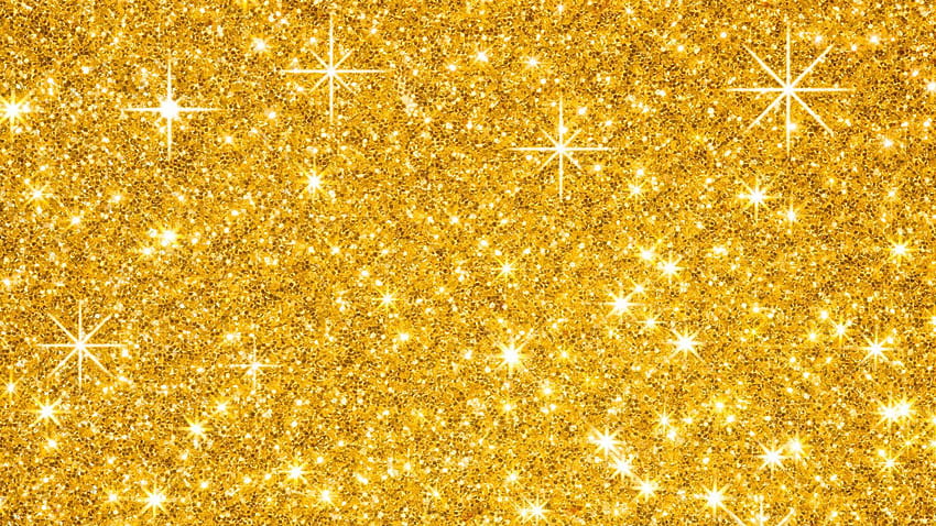 Gold Glitter, gold color HD wallpaper