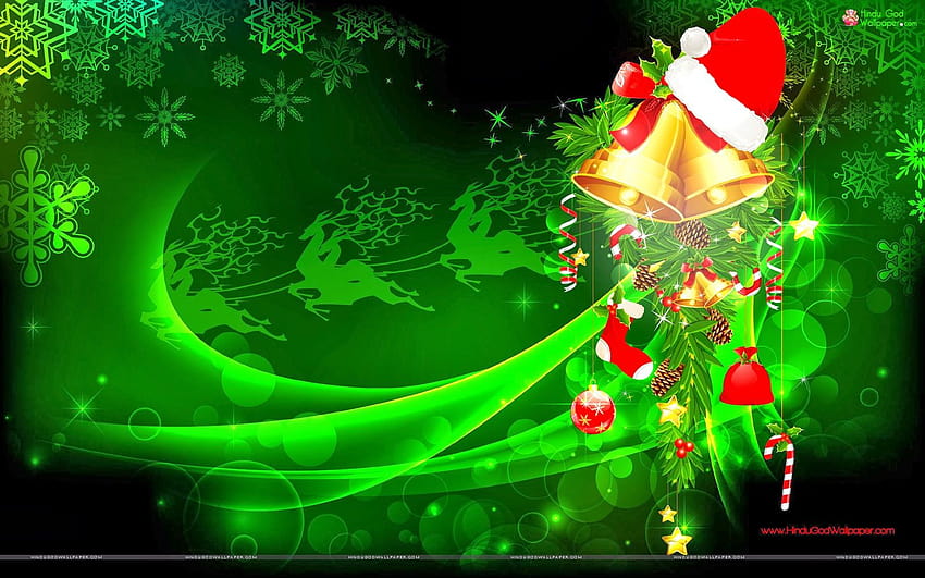 verde navidad fondos de pantalla, feliz navidad Fond d'écran HD