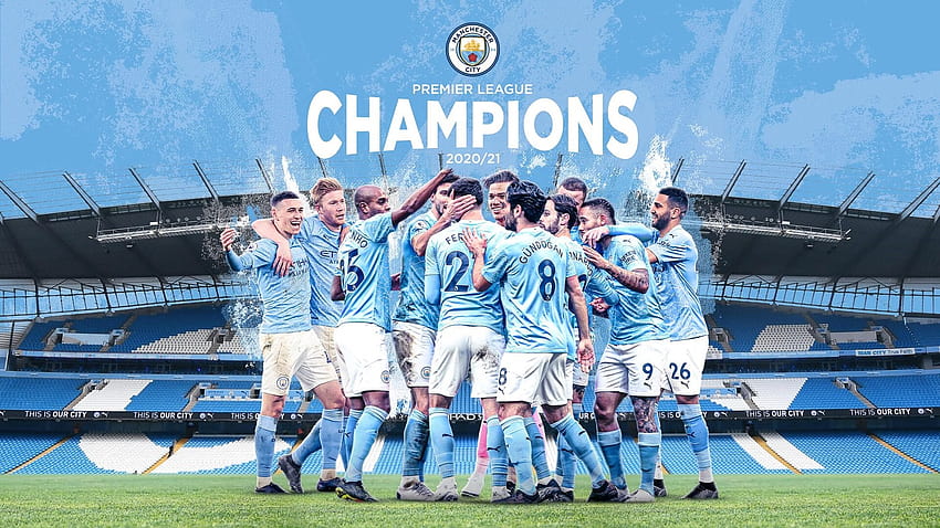 45 Campeones de la Premier League del Manchester City 2021, Manchester City 2021 fondo de pantalla