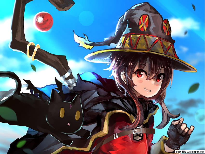 Megumin cherry lake wallpaper only4u by ONLY4UART on DeviantArt