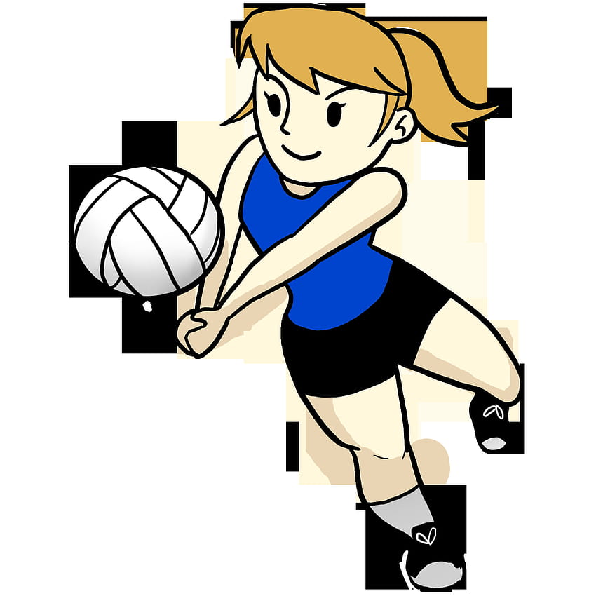Volleyball cartoon HD wallpapers | Pxfuel
