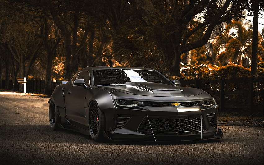 3840x2400 Black Chevrolet Camaro , Backgrounds, and HD wallpaper