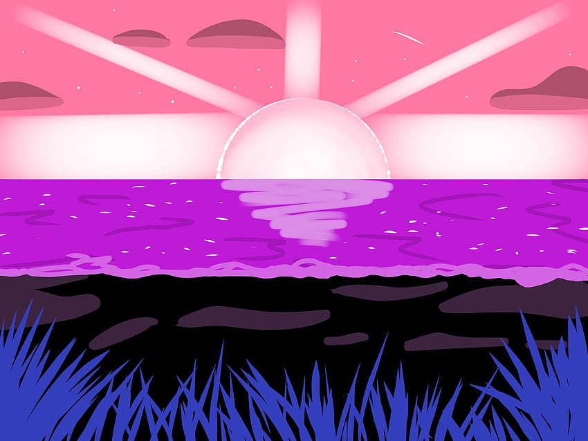 I saw someone drawing the enby flag as a landscape and wanted to try it out so here is the genderfluid flag as a landscape : genderfluid, gender fluid HD wallpaper