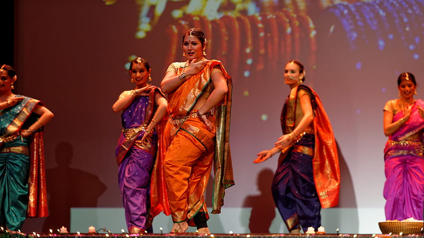 Indischer Volkstanz, Lavani-Tanz HD-Hintergrundbild