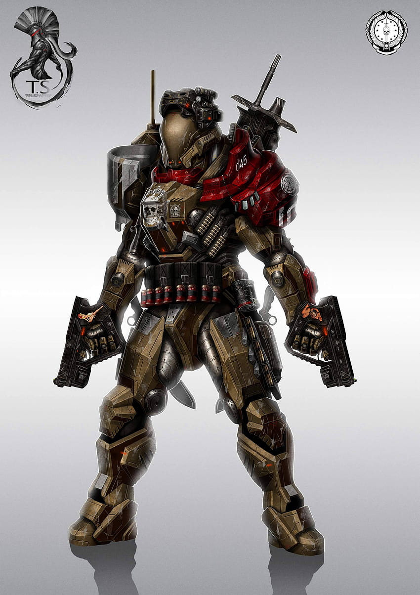 2560x1920 soldiers spartan futuristic weapons armor digital art concept art blades armored suit science fictio – HD phone wallpaper
