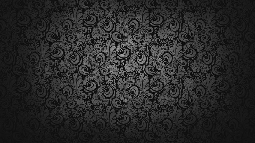 Black and White Paisley, black bandana HD wallpaper