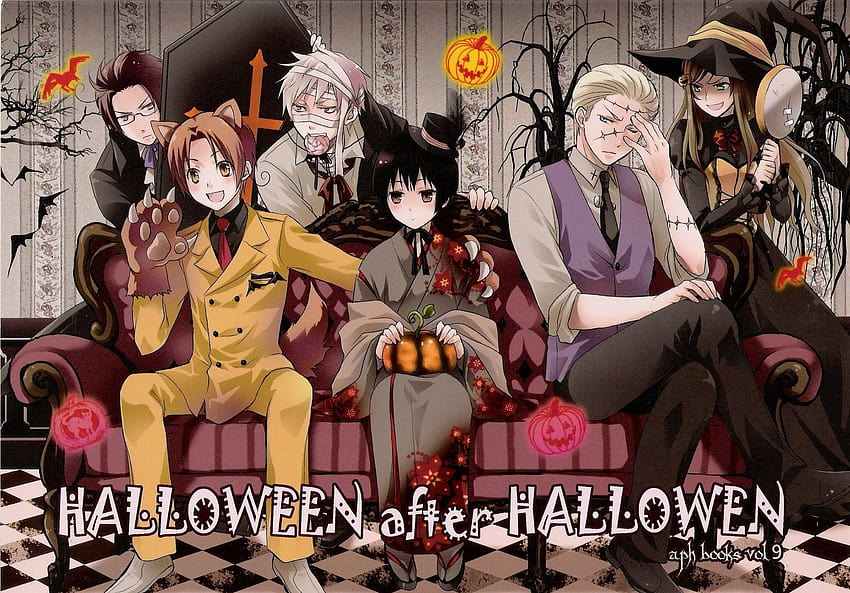 Japan germany halloween austria hungary italy prussia axis powers, japanese halloween HD wallpaper