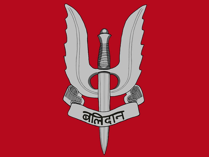 Behance のインド陸軍パラ特殊部隊バリダン バッチ、balidan ロゴ 高画質の壁紙