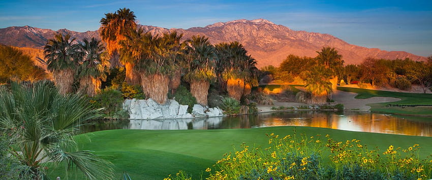 Пет живописни голф игрища в Greater Palm Springs, палм спрингс голф HD тапет