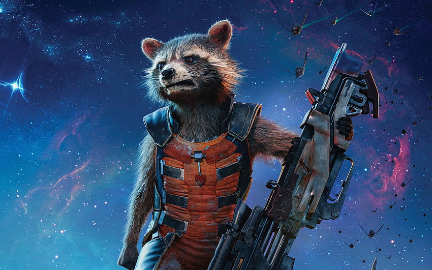Rocket Raccoon Guardians of the Galaxy Vol 2 HD wallpaper