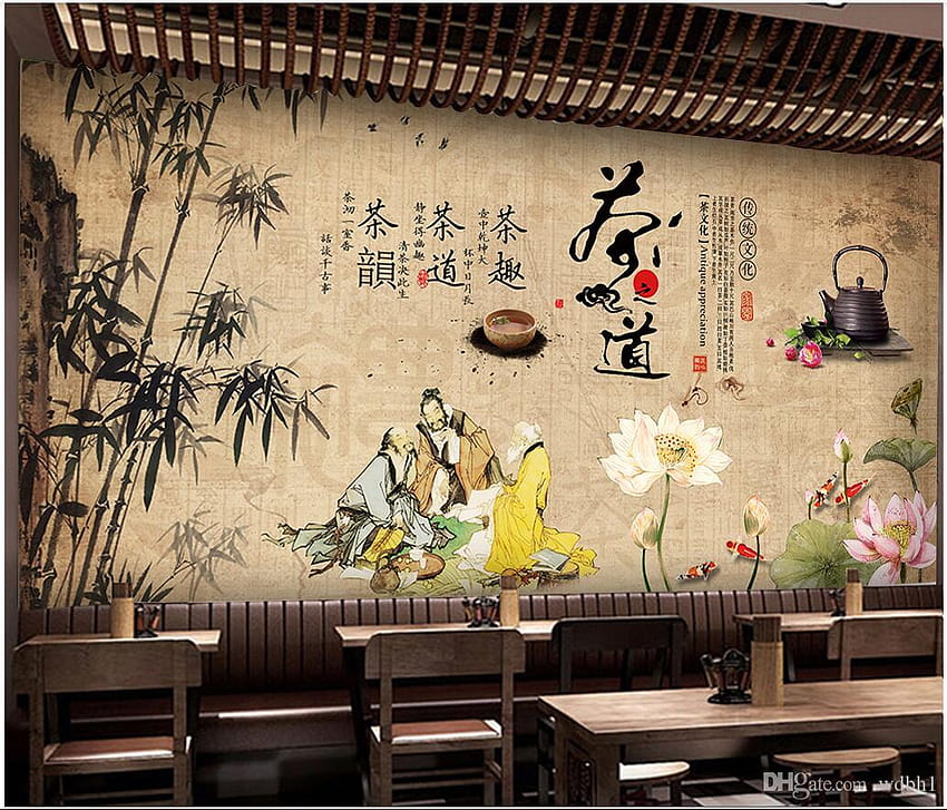3d Custom Traditional Traditional Tea Ceremony Culture Tea Ceremony Backgrounds Wall Mural For Walls 3d Living Room From Wdbh1, $12.81 HD wallpaper