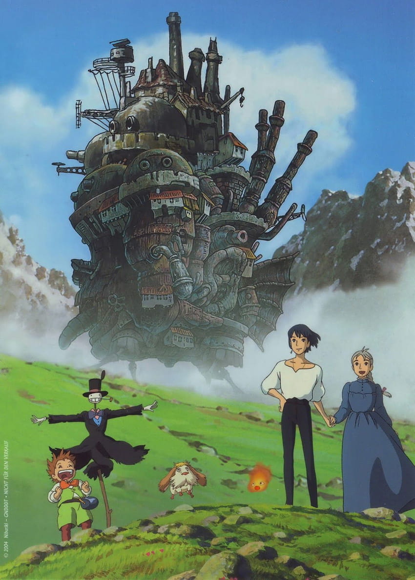 Howls Moving Castle Wallpaper Howls Moving Castle Wallpaper  Howls  moving castle wallpaper Howls moving castle Howl and sophie