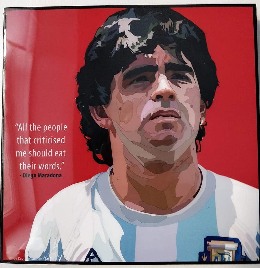 GLAGOODS Diego Maradona Argentina Napoli Legend Football Futbol Soccer Classic Pop Art Canvas Framed Wall Art Prints Poster Vinyl Gift quotes: Amazon.co.uk: Kitchen & Home, Diego Maradona โปสเตอร์ วอลล์เปเปอร์โทรศัพท์ HD
