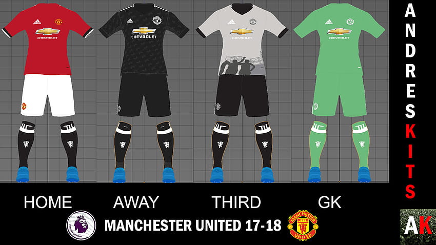 Manchester united kit pes clearance 2017