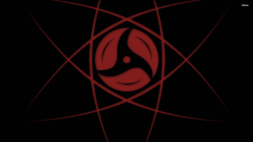 Naruto red logo, anime lambang uciha Wallpaper HD