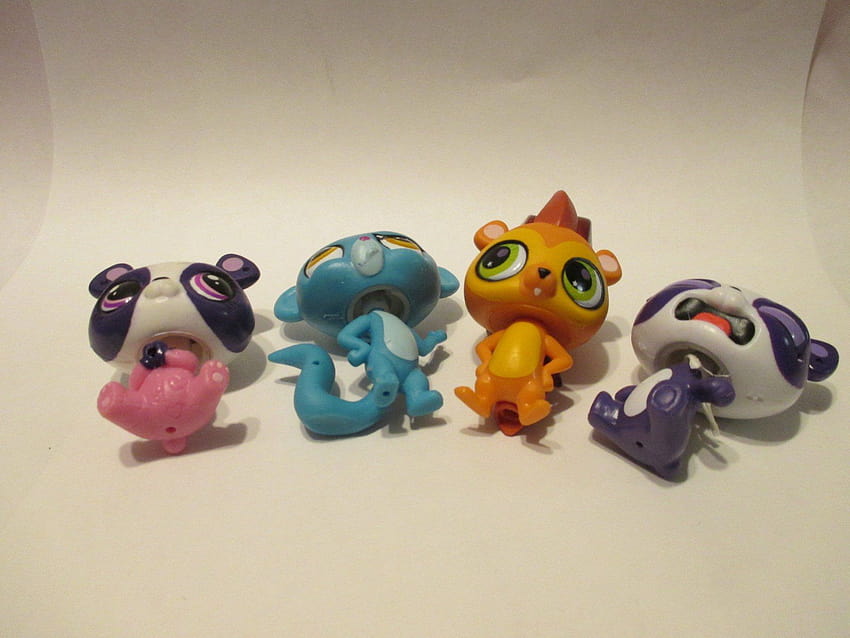 Littlest Pet Shop Lot of 5 New Generation Spaniel Penny Ling Skunk Hed HD wallpaper