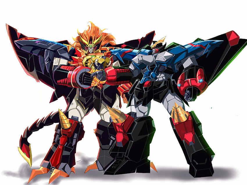 Anime Mechs Super Robot Wars The King Of Braves Gaogaigar FINAL Genesic Gaogaigar GaoFighGar Artwork HD тапет