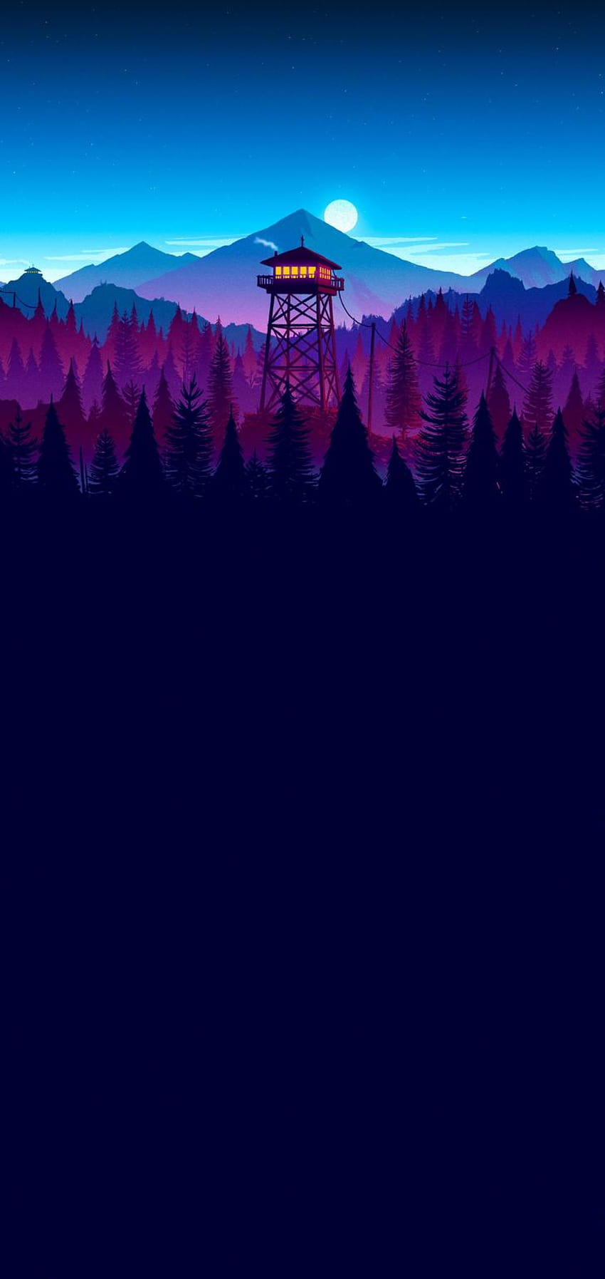Set of Firewatch with lots of space for your notifications or homescreen icons! Perfect size for S1 but will probally look good on any phone., phone firewatch HD phone wallpaper