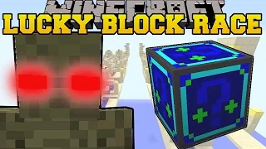 PAT AND JEN PopularMMOs Minecraft: MUMMY MADNESS LUCKY BLOCK RACE GamingWithJen HD wallpaper