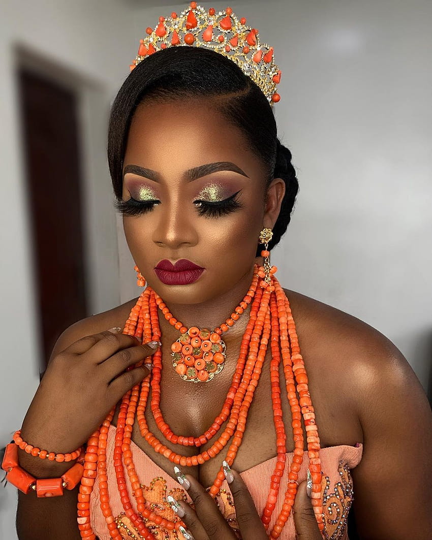 Nigerian Makeup Artist. on Instagram: “Igbo or Edo?, african traditional women HD phone wallpaper