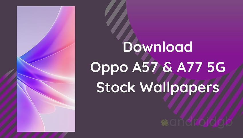 Oppo A57 e A77 5G Estoque papel de parede HD