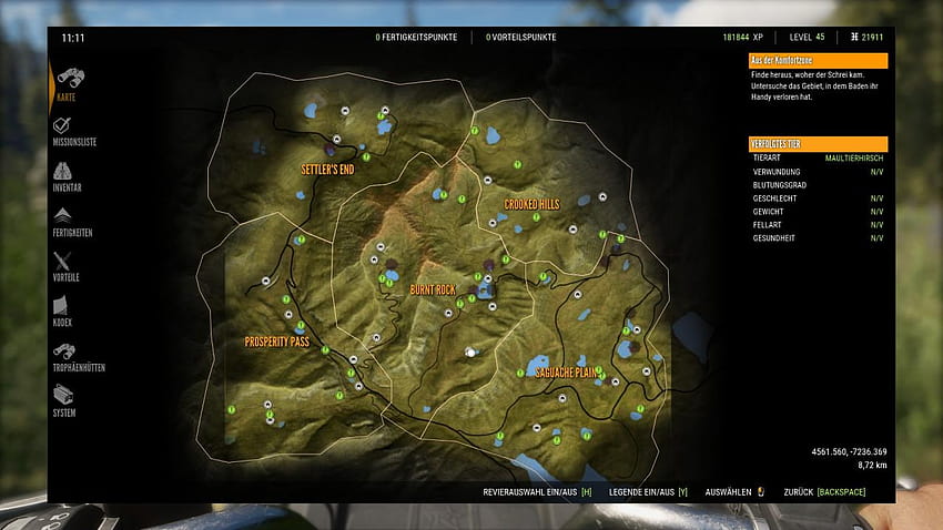 theHunter: Call of the Wild Silver Ridge Peaks Mapa fondo de pantalla