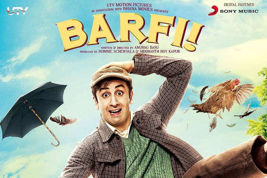 barfi, Боливуд, романтика, комедия, драма, приключение / и мобилни фонове, филм за barfi HD тапет