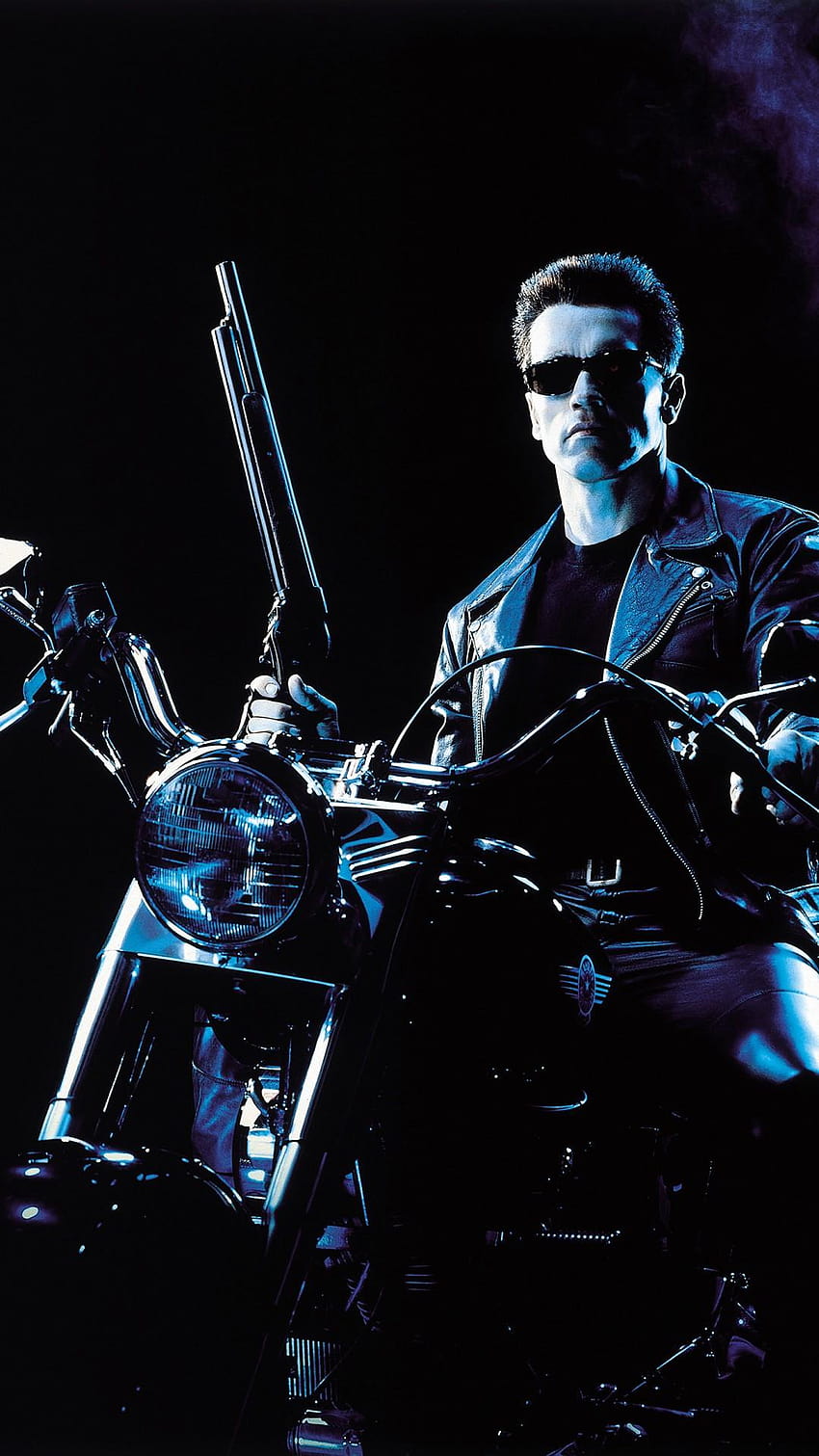 Arnold Schwarzenegger di Hari Penghakiman Terminator 2 wallpaper ponsel HD