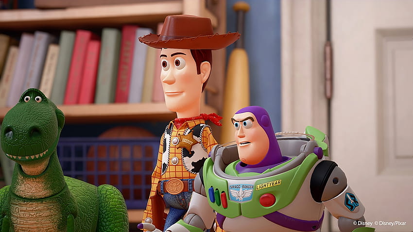 Toy Story Woody Buzz Lightyear Rex Kingdom Hearts III, woody and buzz HD wallpaper