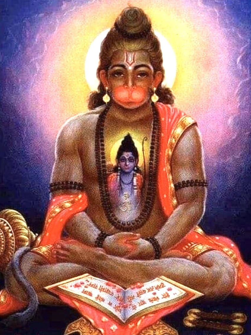 Lord hanuman'da Sat Deol, hanuman meditasyonu HD telefon duvar kağıdı